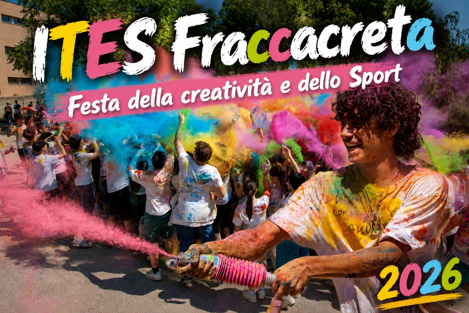 Colori, musica e merito: la grande festa della CREATIVITÀ e dello SPORT all’I.T.E.S. “A. Fraccacreta